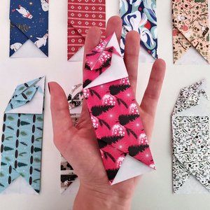 10 Pack Christmas Paper Chopstick Sleeves | Pack A